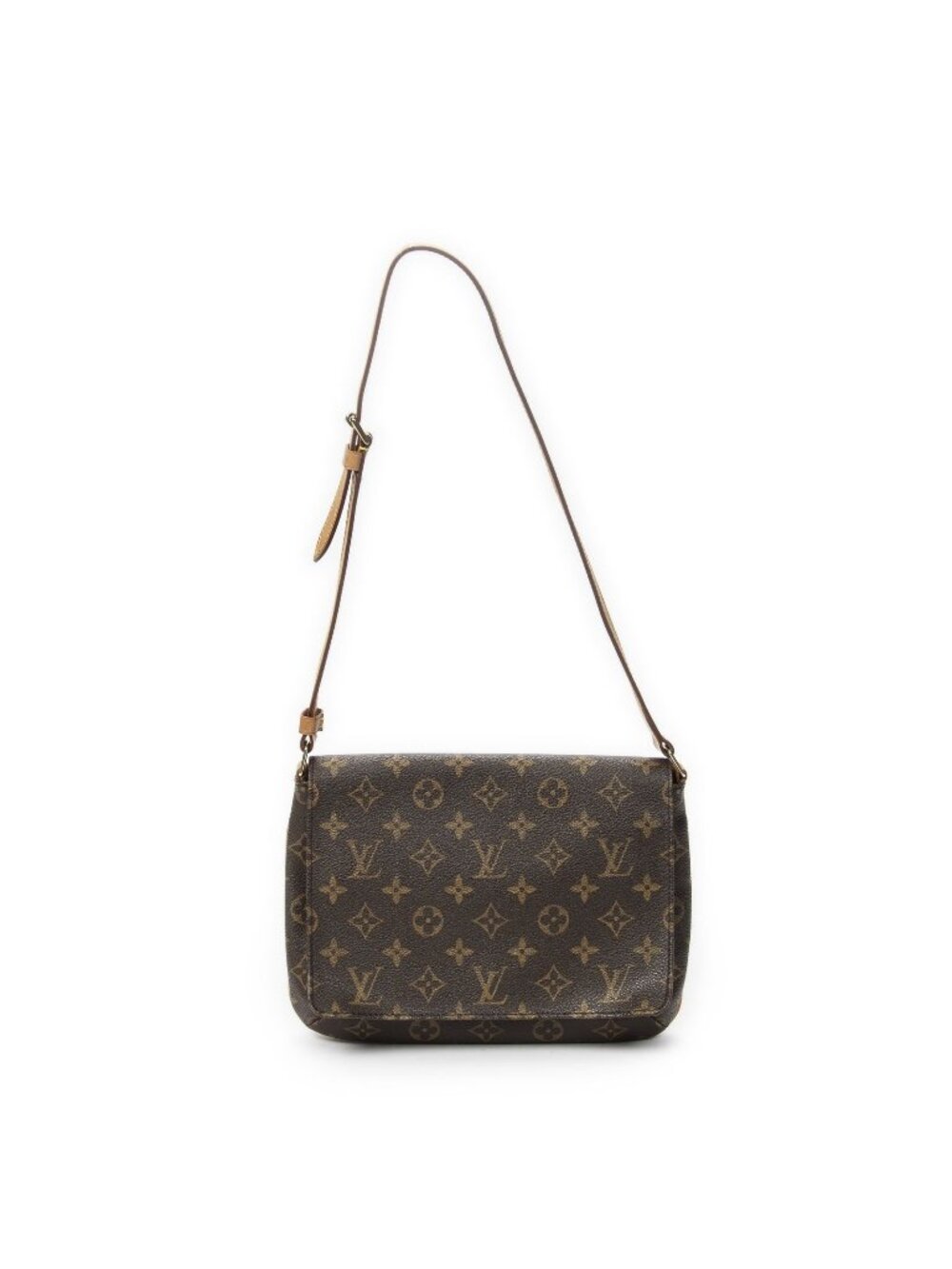 Louis Vuitton Musette Tango Brown Monogram Canvas Crossbody